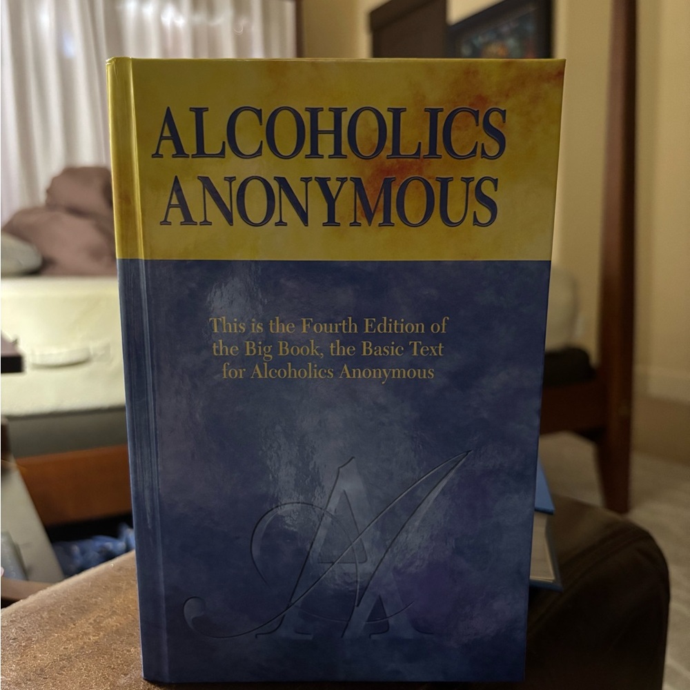 Alcoholics Anonymous Blue and Yellow Book